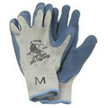 Cream Beige Cotton/ Poly Knit Work Glove w/Latex Palm Dip